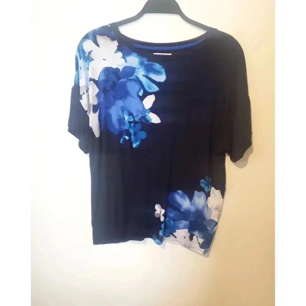 Layla Blue Floral‎ Top